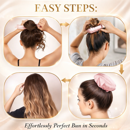 Comfortable Heatless Curl Bun Set ( 2 pack )